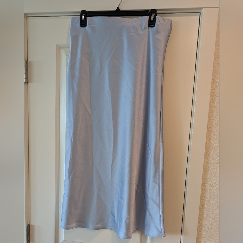 SO Light Blue A-Line Skirt Size L NWT